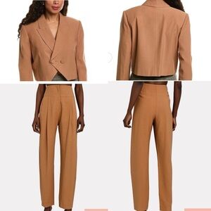 The Sei Set-Cropped Blazer and Tapered Pant (8/10)
